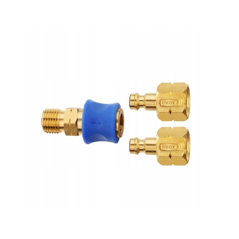 Quick connector for gas grill hose under the connector