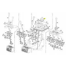 Linde distributor lever cover 0009625541