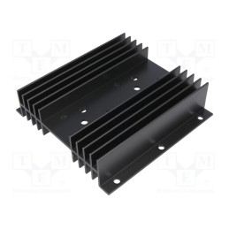 1 pcs x STONECOLD - HS-201 - Heatsink: extruded, H, TO3, black, L: 100mm, W: 102mm, H: 25mm, screw