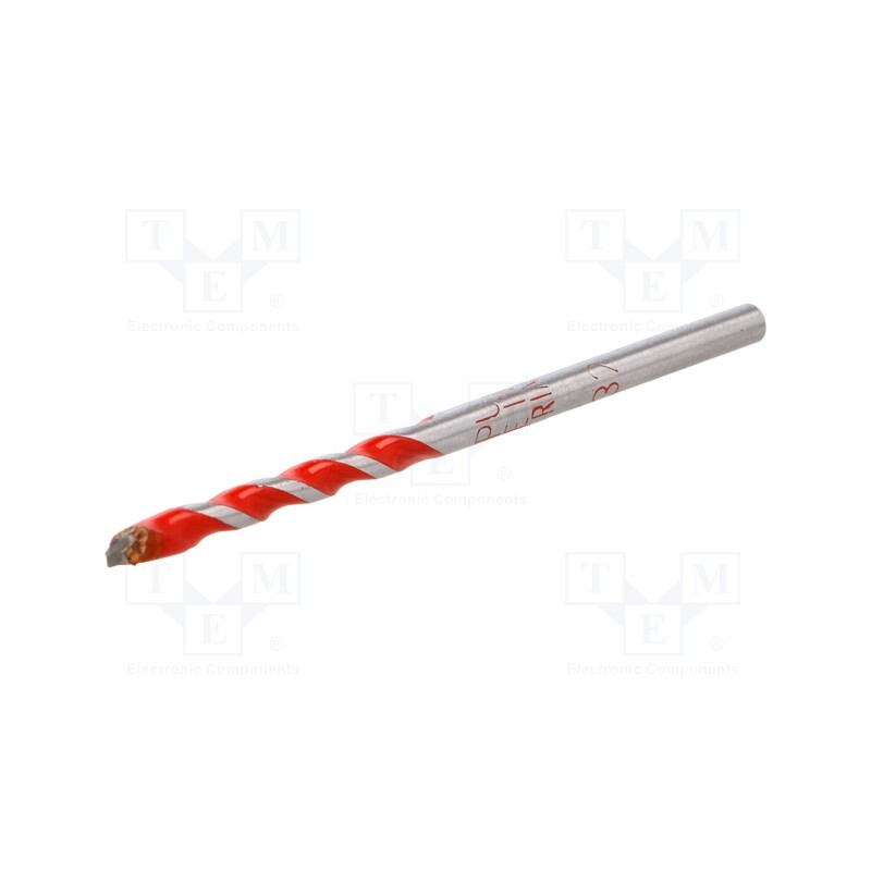1 pcs x ALPEN-MAYKESTAG - 17200400100 - Drill bit, Ø: 4mm, 5/32', L: 75mm, steel, tungsten carbide