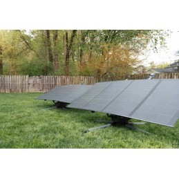 Solar tracker for ecoflow solar panels