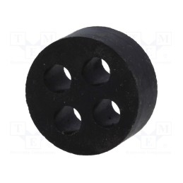 1 pcs x LAPP - 53325450 - Insert for gland, 5mm, M25, IP54, NBR rubber, Holes no: 4