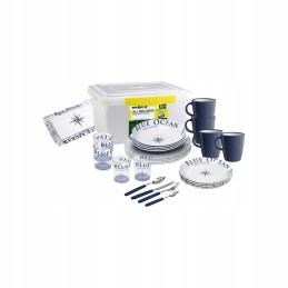 Dinner set 36 pieces Brunner Blue Ocean all inclusive