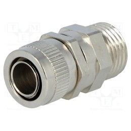 1 pcs x HELLERMANNTYTON - 166-30401 - Straight terminal connector, Thread: metric,swivel,outside