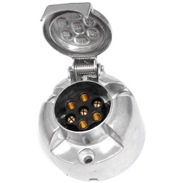 7-pin, aluminum trailer socket