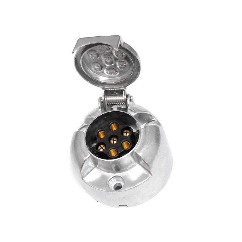 7-pin, aluminum trailer socket