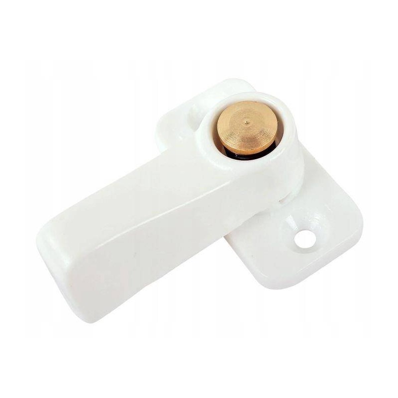 Security lock for the door of a camping trailer