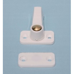 Security lock for the door of a camping trailer