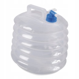 Foldable water canister, 10l tank intended for contact with food
