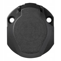 7-pin socket for a trailer hitch with a switch