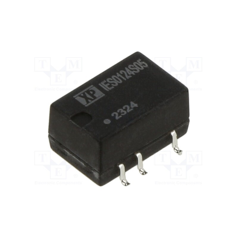 1 pcs x XP POWER - IES0124S05 - Converter: DC/DC, 1W, Uin: 21.6÷26.4V, Uout: 5VDC, Iout: 200mA, DIP8