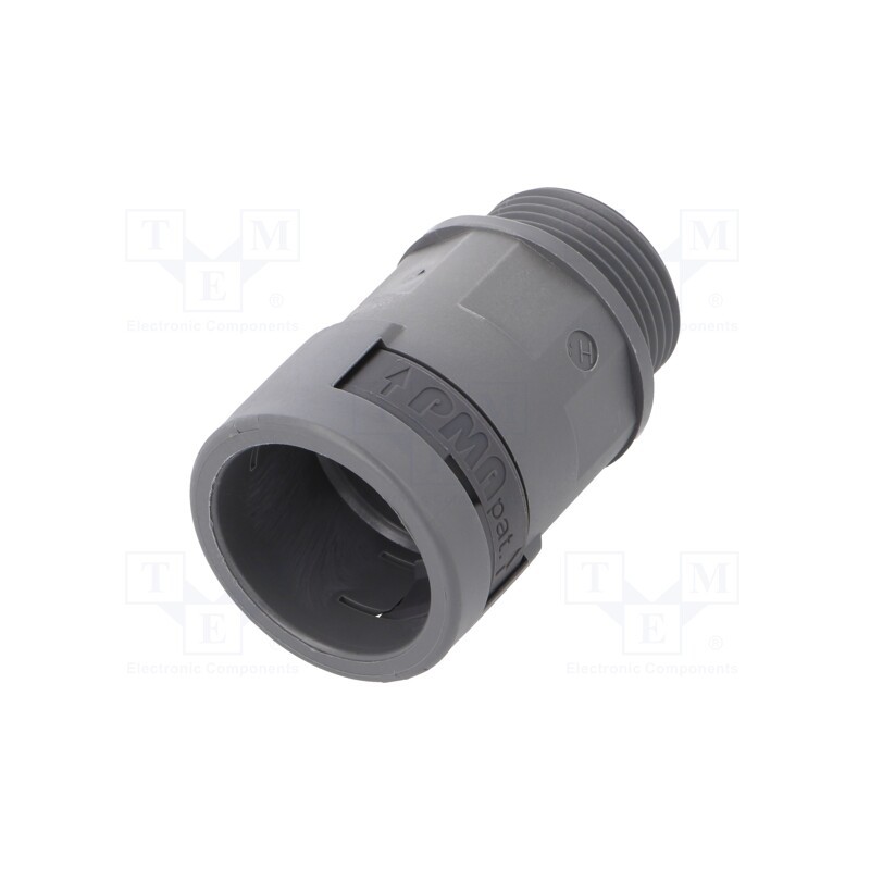1 pcs x PMA - SVND-P488GT - Straight terminal connector, Thread: PG,outside, polyamide 6