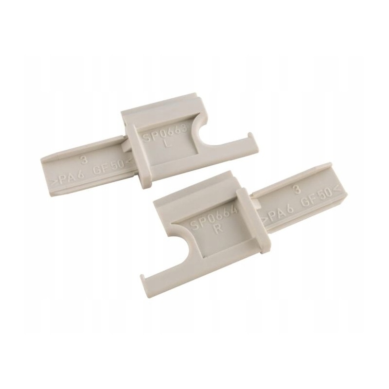 Catches blocking the slats of Rastrollo Dometic roller blinds