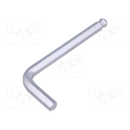 1 pcs x WIHA - 40408 - Wrench, hex key,spherical, HEX 8mm, Overall len: 105mm