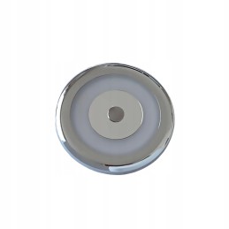 LED lamp 12v 24v integrated dimmer brightness adjustment camper yacht chrome