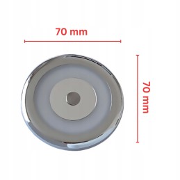 LED lamp 12v 24v integrated dimmer brightness adjustment camper yacht chrome