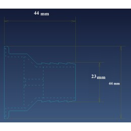 Sink drain, shower tray, straight siphon, 25mm plug
