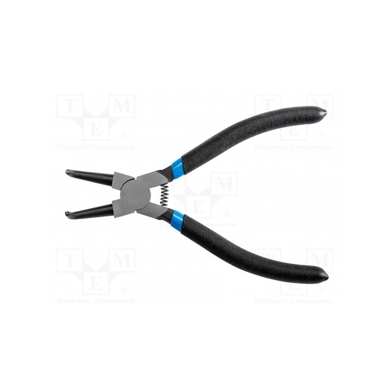 1 pcs x Hu00d6GERT TECHNIK - HT1P147 - Pliers, for circlip, internal, 19÷60mm, Pliers len: 150mm, angular