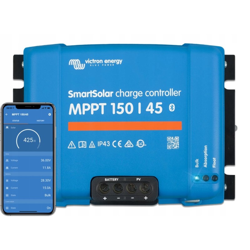 Victron energy smartsolar mppt 150 45 solar charging controller