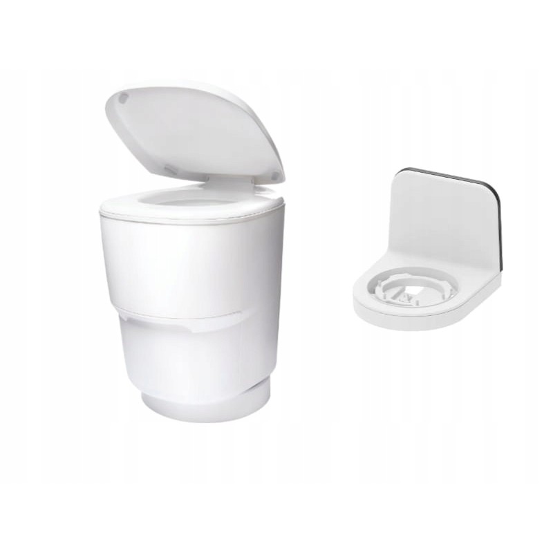 Tourist toilet without water, clesana c1 bag with adapter, new