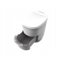 Tourist toilet without water, clesana c1 bag with adapter, new