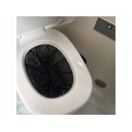 Tourist toilet without water, clesana c1 bag with adapter, new