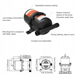 1l expansion tank for the pressure pump