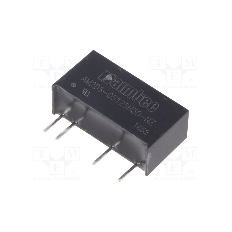 1 pcs x AIMTEC - AM2DS-0512SH30-NZ - Converter: DC/DC, 2W, Uin: 4.5÷5.5V, Uout: 12VDC, Iout: 167mA, SIP7