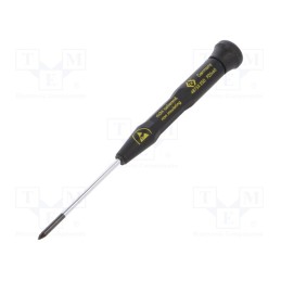 1 pcs x C.K - T4875X ESD - Screwdriver, Pozidriv®, precision, PZ0, ESD, Xonic ESD