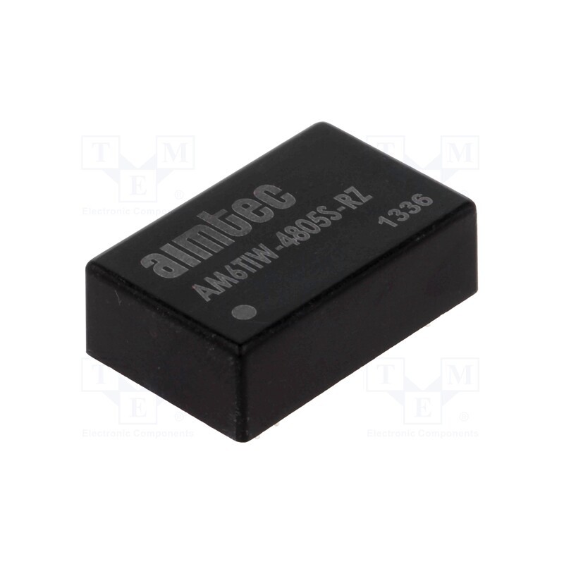 1 pcs x AIMTEC - AM6TIW-4805S-RZ - Converter: DC/DC, 6W, Uin: 18÷75V, Uout: 5VDC, Iout: 1.2A, DIP24
