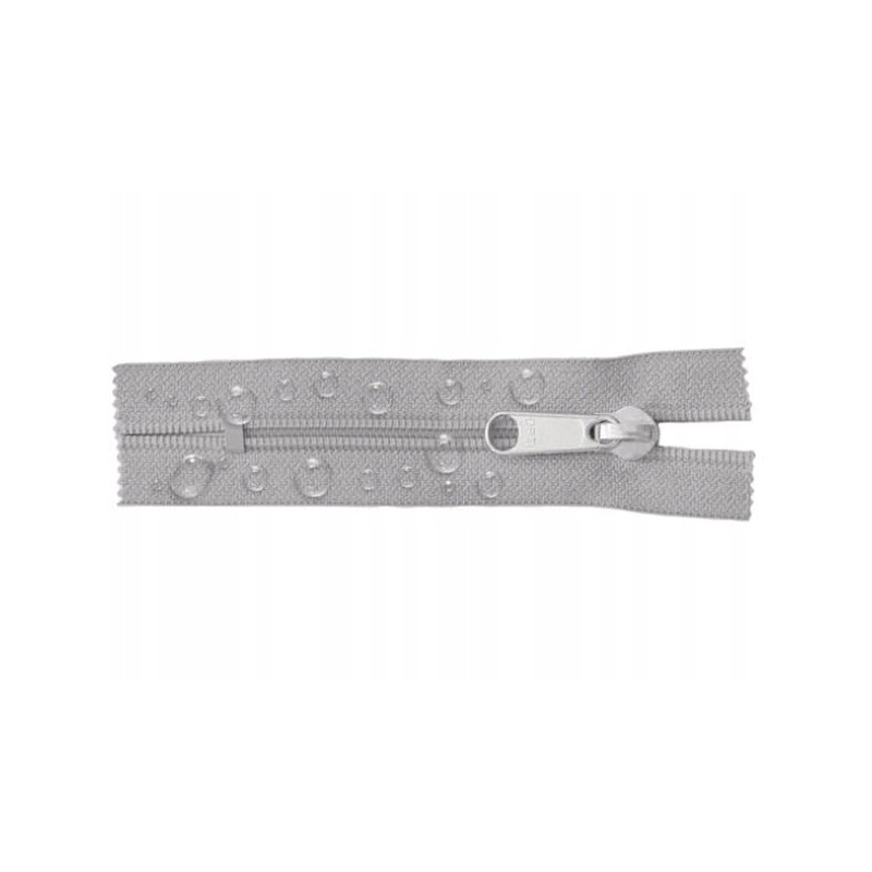 Zipper for the vestibule of the trailer tent, 240 cm, gray