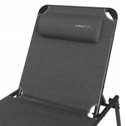 Nova Polla foldable tourist bed, gray