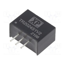 1 pcs x XP POWER - TR2024S1V2 - Converter: DC/DC, Uin: 4.6÷36V, Uout: 1.2VDC, Iout: 2A, SIP3, 410kHz