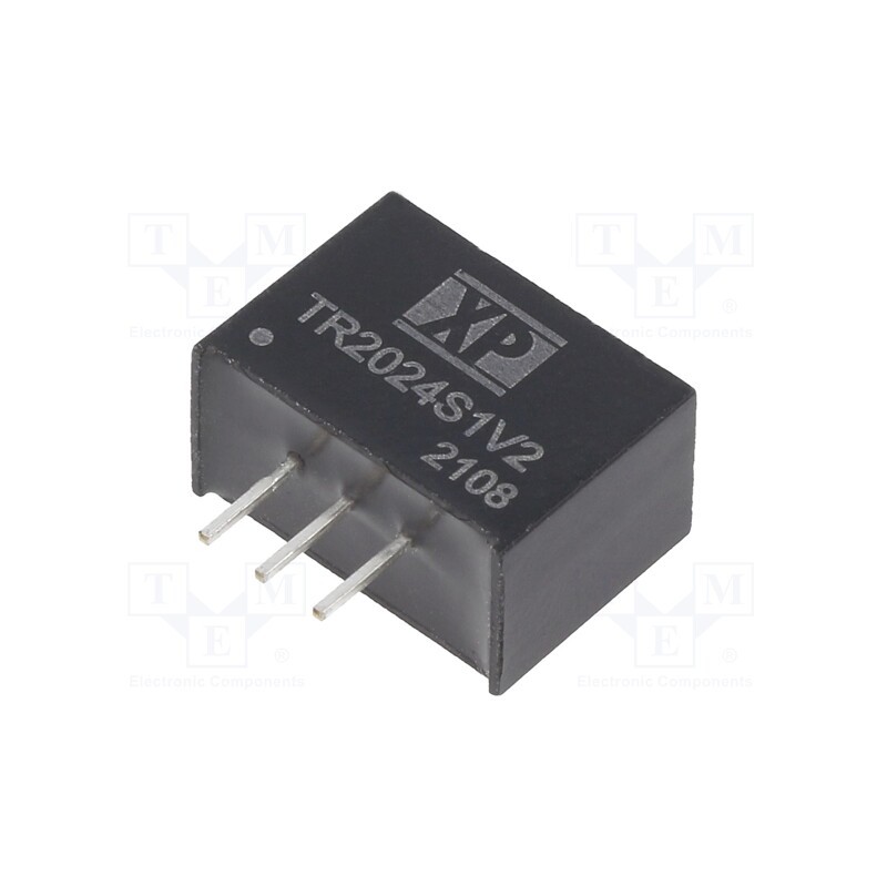 1 pcs x XP POWER - TR2024S1V2 - Converter: DC/DC, Uin: 4.6÷36V, Uout: 1.2VDC, Iout: 2A, SIP3, 410kHz