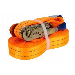 Lashing strap 10m 35mm 2t securing the trailer load