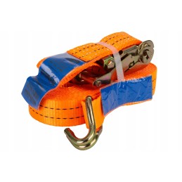 Lashing strap 10m 35mm 2t securing the trailer load