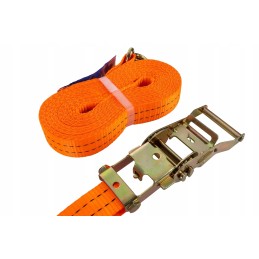 Lashing strap 10m 35mm 2t securing the trailer load