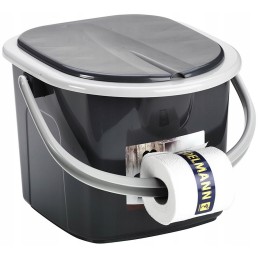 Portable tourist toilet bucket 15 5l