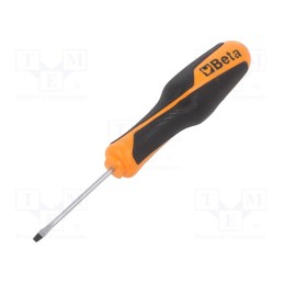 1 pcs x BETA - 12600003 - Screwdriver, slot, 2,5x0,4mm, BETAGRIP, Blade length: 50mm