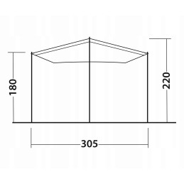 Outwell fieldcrest canopy for cars