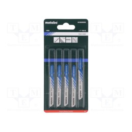 1 set x METABO - 623638000 - Hacksaw blade, metal, 51mm, 12teeth/inch, BASIC METAL, 5pcs.