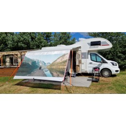 SS70 premium logo awning front wall 3 85m