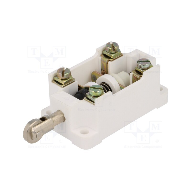 1 pcs x PROMET - LK-1RK - Limit switch, pusher with orthogonal roller, NO + NC, 16A, IP00