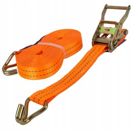Lashing strap 12m 35mm 2t securing the trailer load