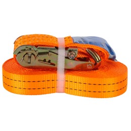Lashing strap 12m 35mm 2t securing the trailer load