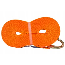 Lashing strap 12m 35mm 2t securing the trailer load