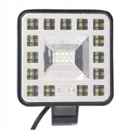 Halogen LED work lamp 23 LED mini square 10 36v 83x83x20 mm