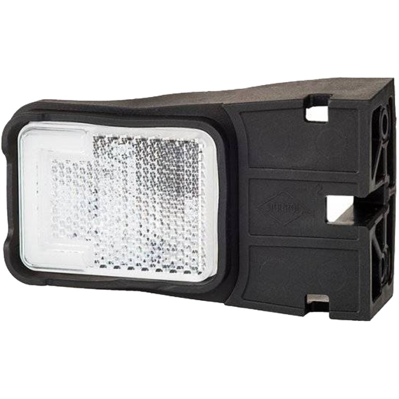 White front marker lamp with a Horpol reflector