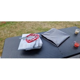 SS70 premium logo awning front wall 4 1m