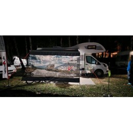 SS70 premium logo awning front wall 4 1m